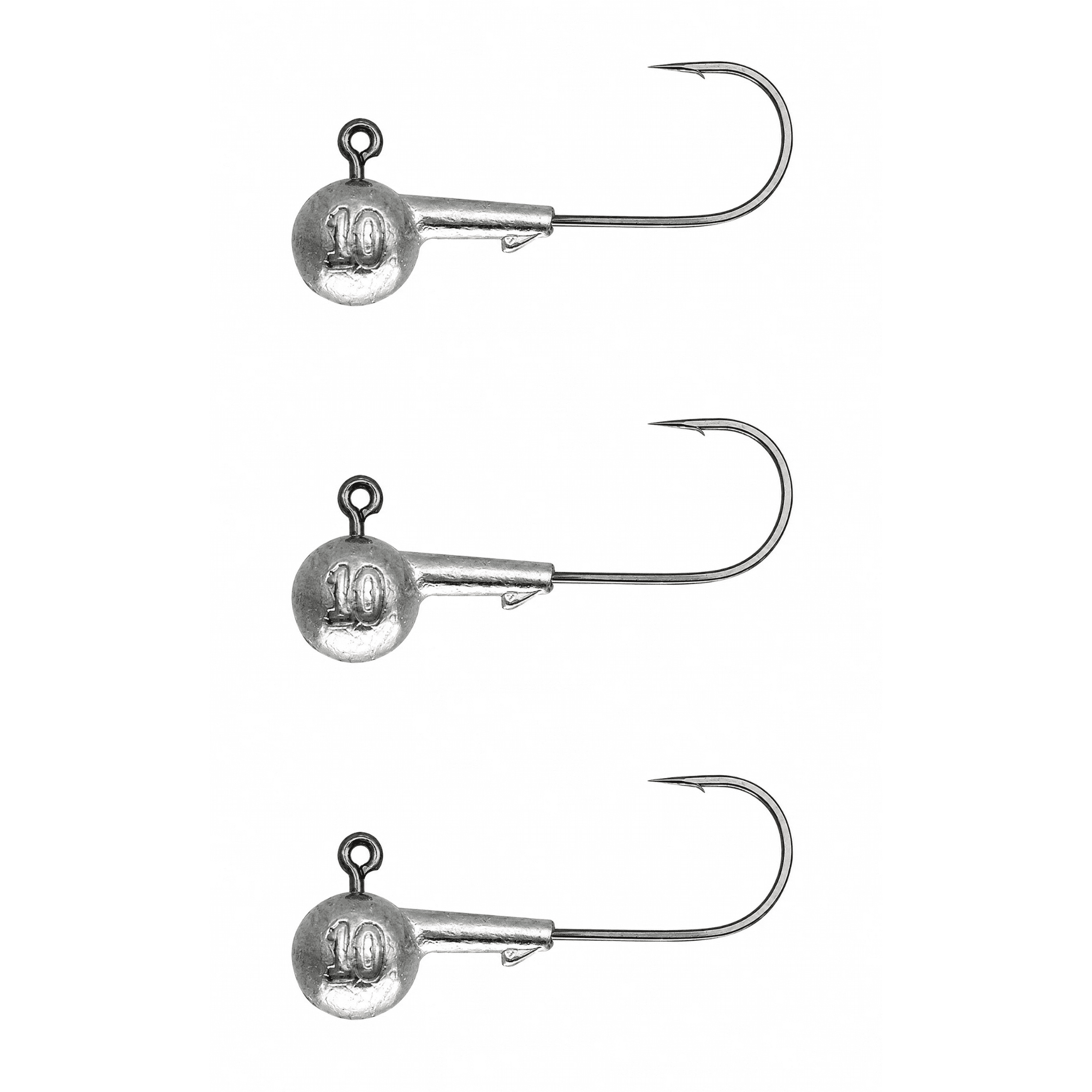 SX Spezial Jig Rundkopf Bleifrei Größe 4/0 10g 2 Stück, hakenblei, angelhaken, fischhaken, jig-haken, metall lure