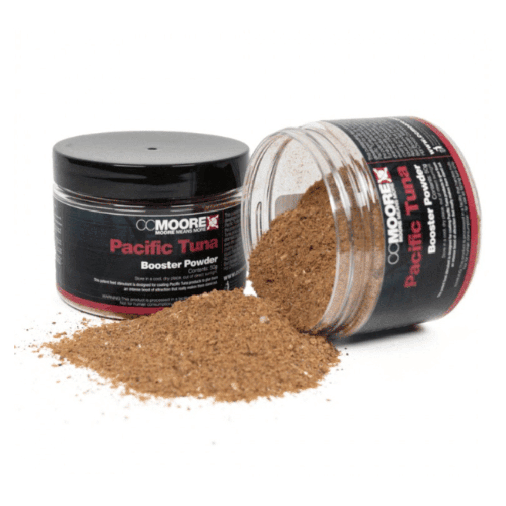 CC Moore Pacific Tuna Bait Booster Powder 50 g Boden, Puder, Kakao, Gesicht, Kopf