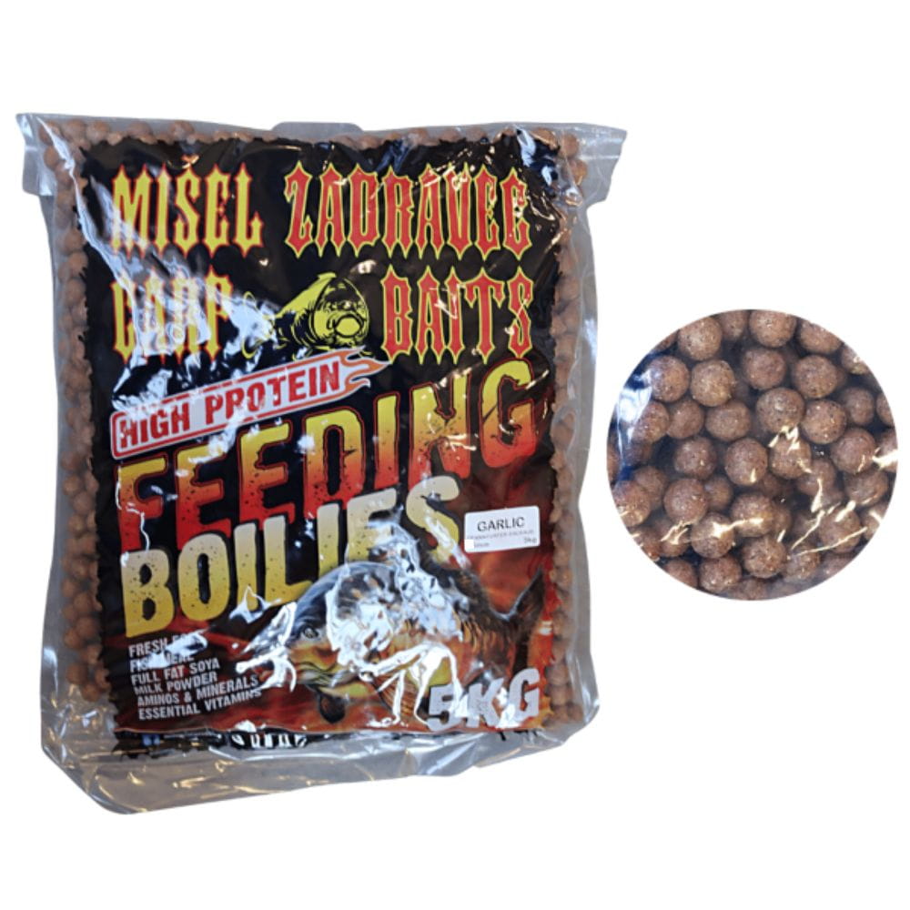 Zadravec Baits Boilies ad Alto Contenuto Proteico per Alimentazione Aglio Frankfurter 20 mm 5kg Essen, Süßigkeiten