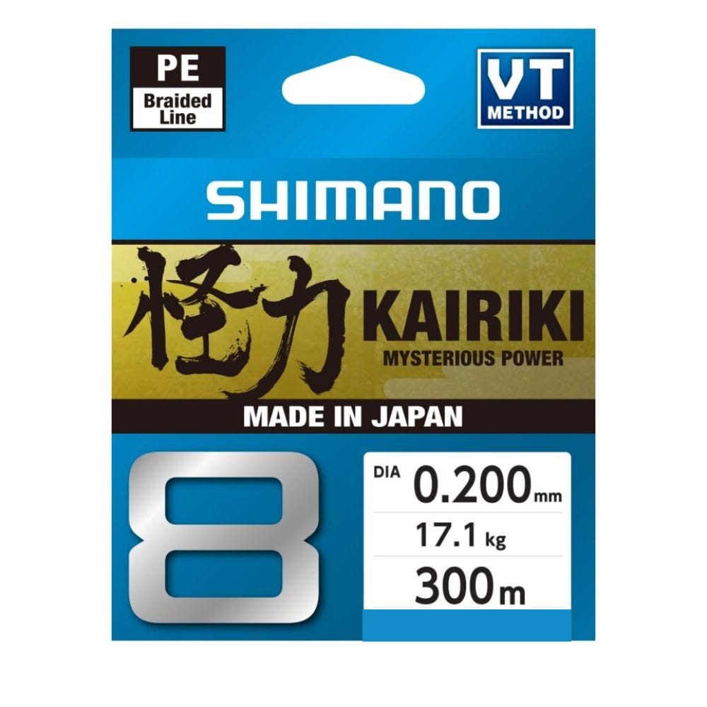 Shimano Kairiki 8-Braid green 300 m 0,20 mm