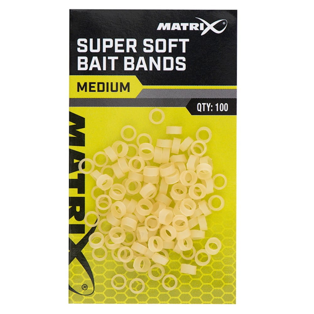 Fox-Matrix-Super-Soft-Bait-Bands-100-pcs-Medium-GAC454 Benzi Fox Matrix Super Soft Bait Medium 100 buc