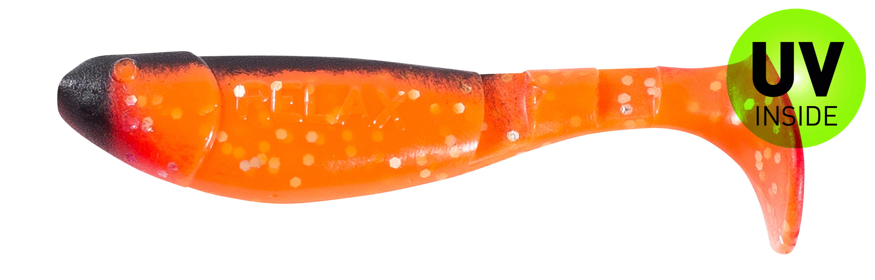 Relax Kopyto-Classic 7 cm (2,5") Orange-Glitter Schwarz 10 bucăți Rauchrohr