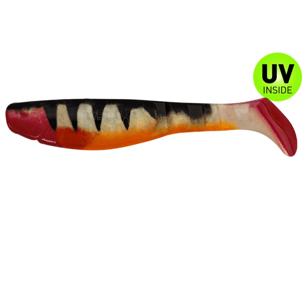 Soft lure, Angelköder, Swimbait, Bunt, UV Inside