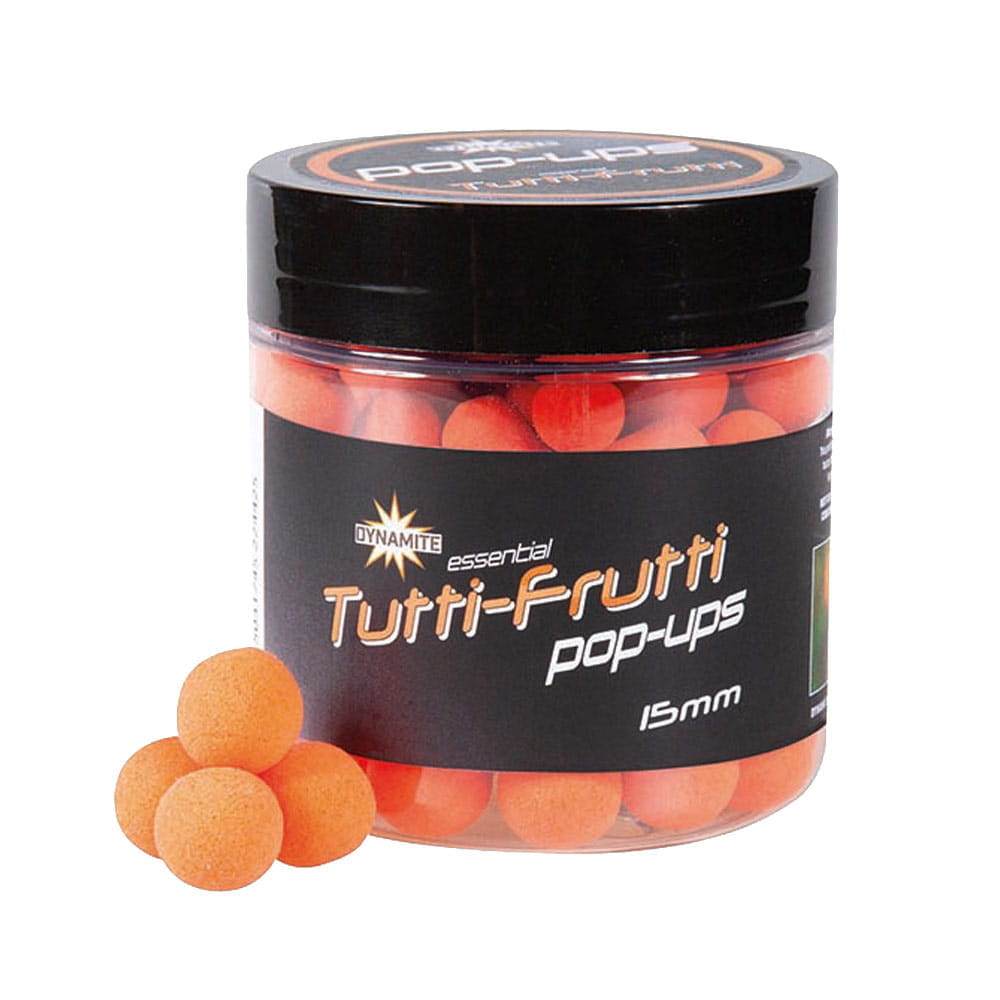 Dynamite Baits Fluro Pop-Ups Tutti-Frutti Orange 15mm 78g