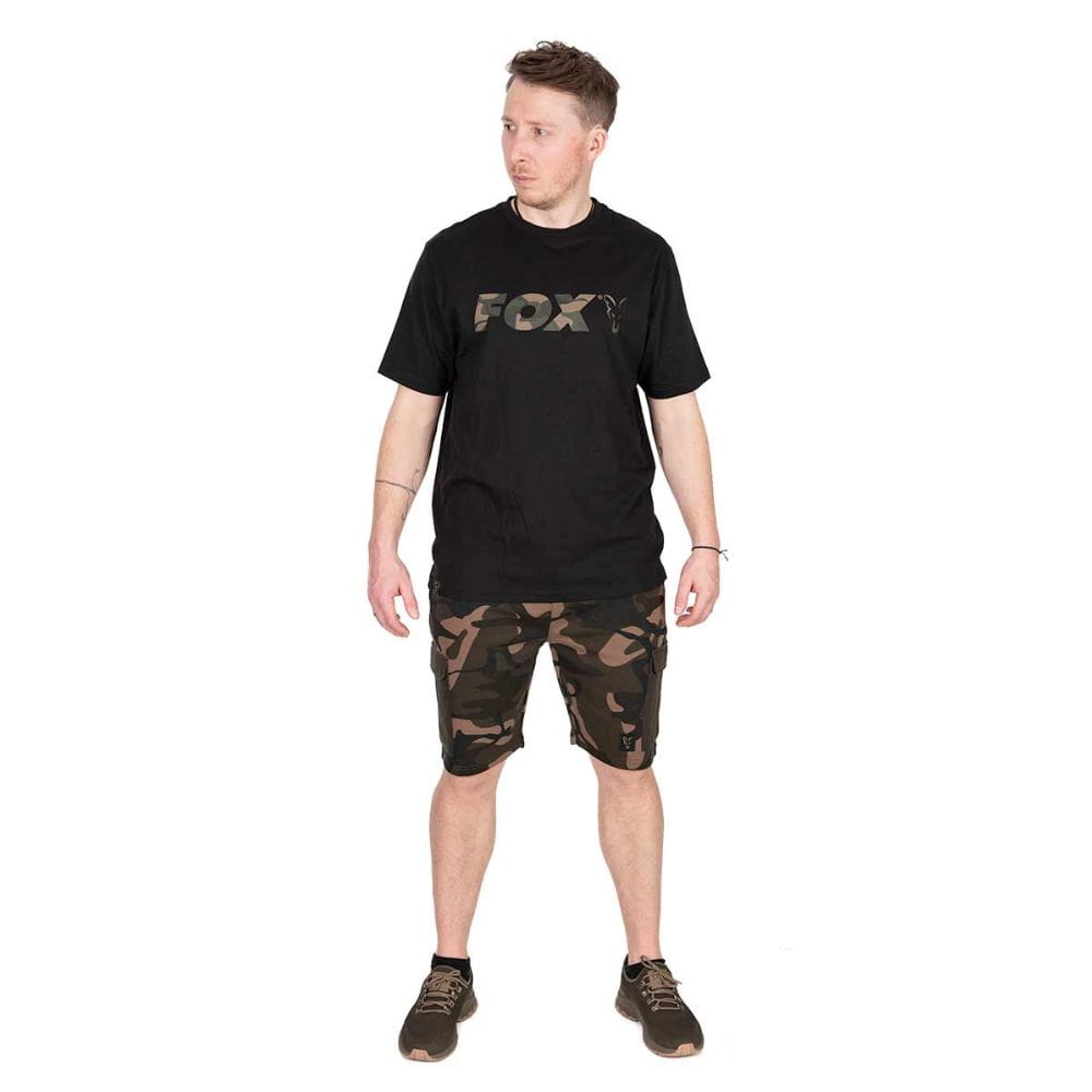 Fox Logo T-Shirt Black/Camo X-Large Fox Logo T-Shirt Black/Camo X-Large