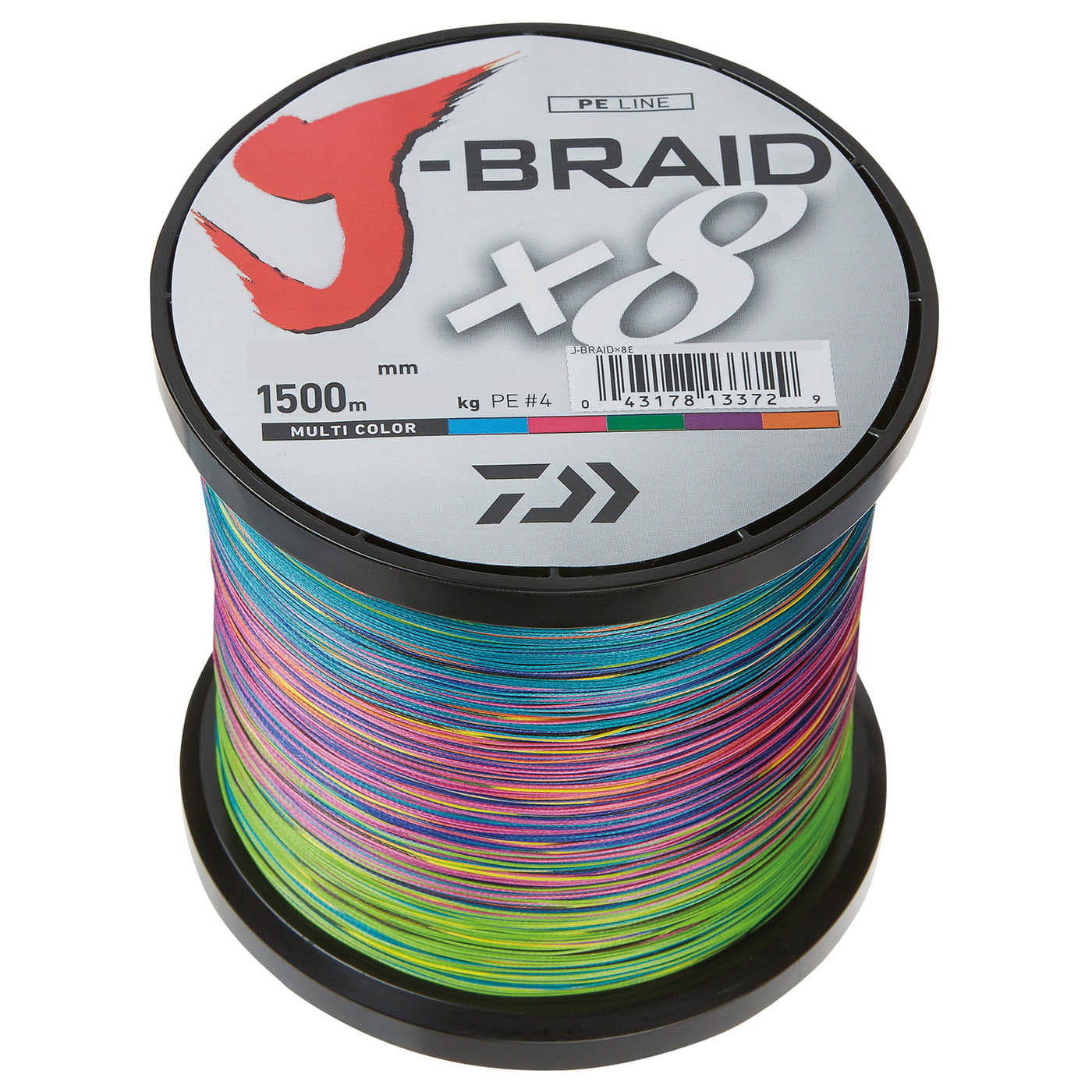 Daiwa J-Braid X8 1500m Multicolor