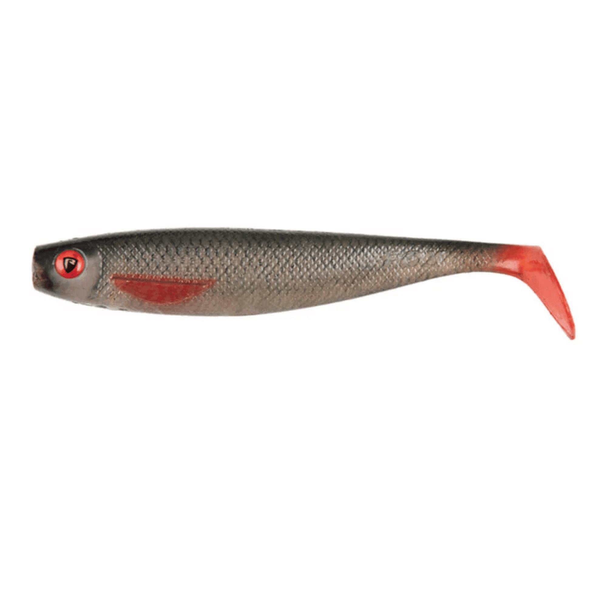 Gummifisch, Softbait, Angelfisch, Tailrotor, rotbraun