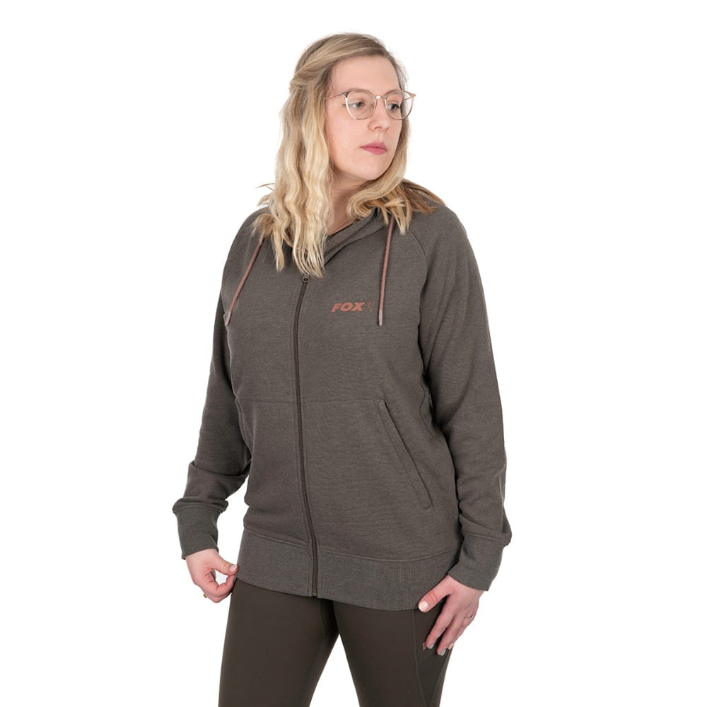 Fox Zipped Damen Hoodie Large (UK 16-18)