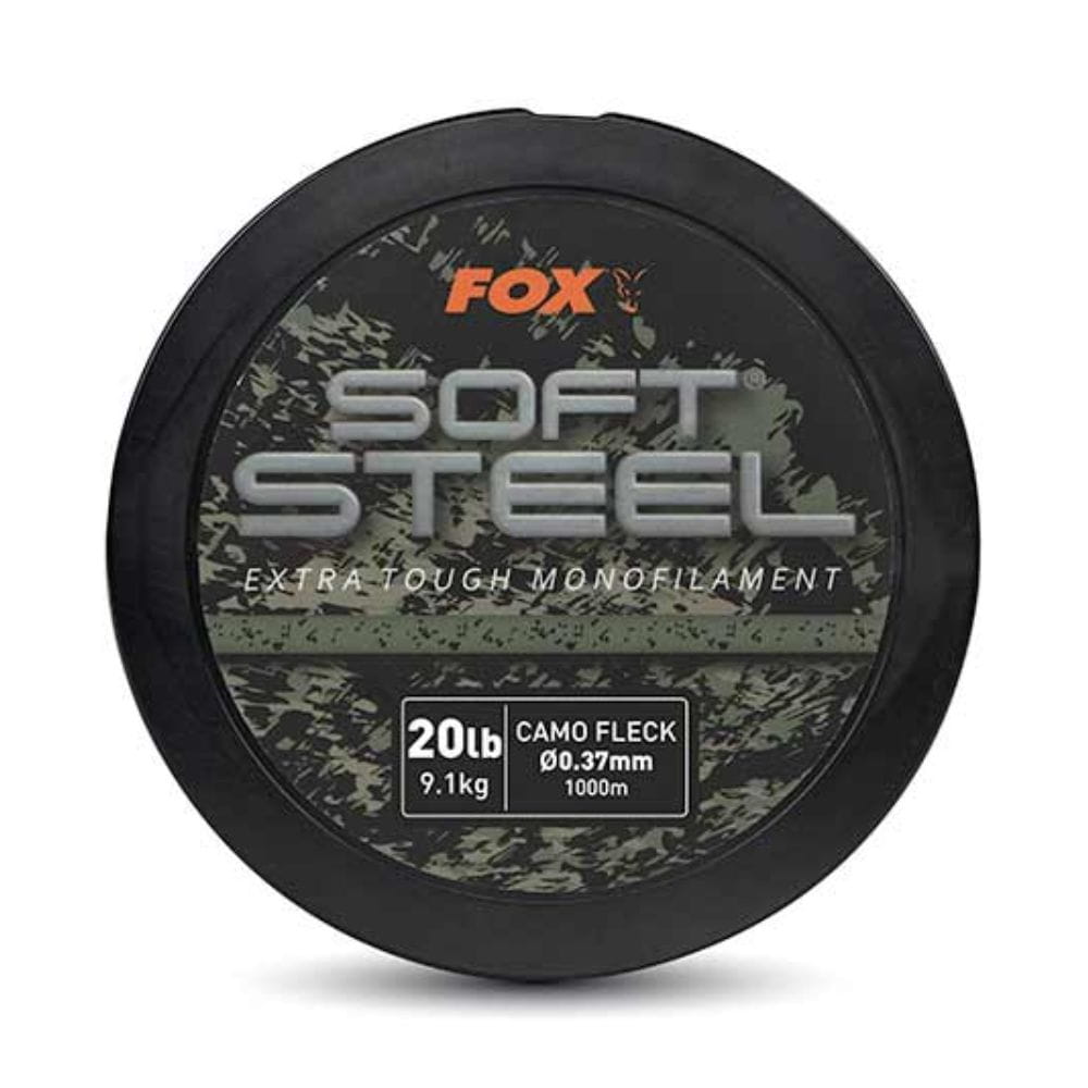 Fox Soft Steel Fleck Camo Mono 20 lb 1000m Fox Soft Steel Fleck Camo Mono 20 lb 1000m