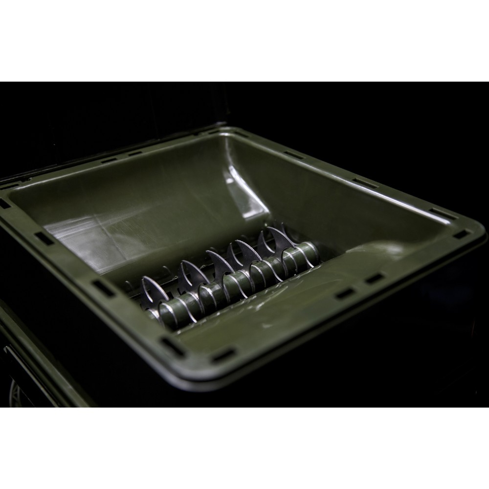 Broyeur à Bouillettes RidgeMonkey – Disques Acier Inox, Compatible Seau 17 L, Sac De Transport