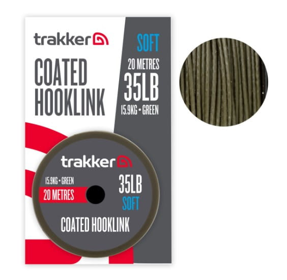 Trakker Soft Coated Hooklink 35 lbs 15,9 kg 20 Meter