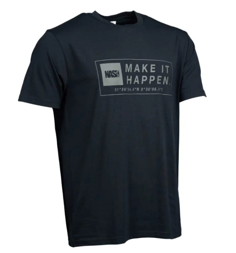 Nash Make It Happen Koordinaten T-Shirt Schwarz XL