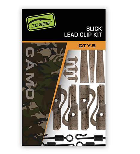lead clip kit, spear lead, fishing accessories, tarnished metal, camouflage design
