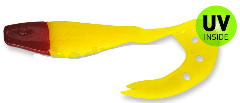 Schnitzmesser, Gummi, Gelb, UV-Innen, Hakenform