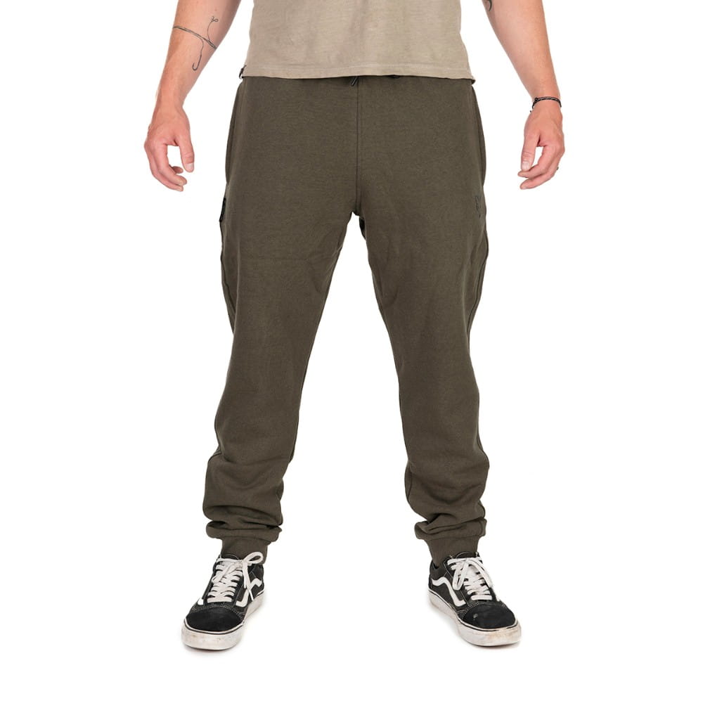 Fox-Collection-Joggers-Green-Black-CCL244-CCL245-CCL246-CCL247-CCL248-1 Pantaloni da jogging Fox Collection Verde Nero XXLLarge
