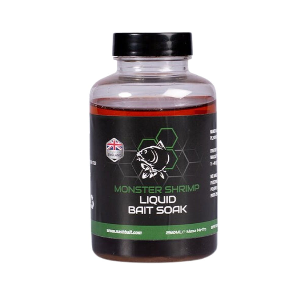 Nash Monster Shrimp Liquid Bait Trempez 250 ml