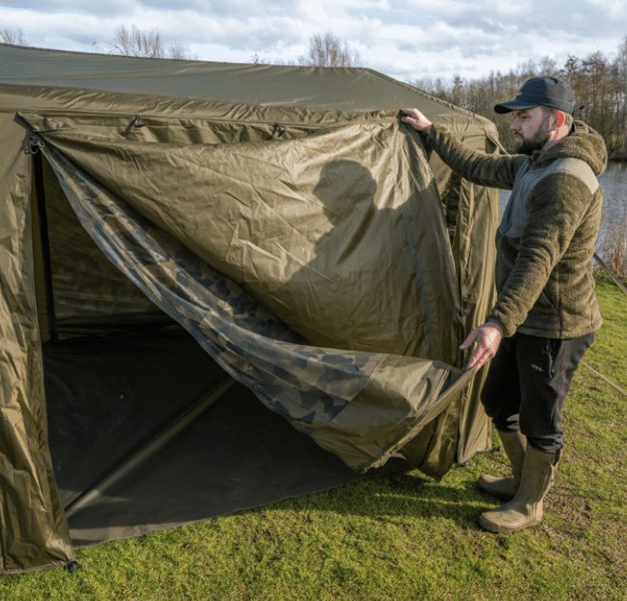 Zelt, Campingzelt, Olivgrün, Außenbereich, Kuppelzelt
