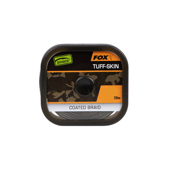 tuff-skin, coated braid, fishing line, camouflage pattern, 20m