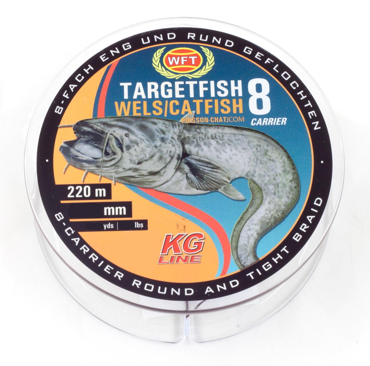 WFT Target Fish 8 TF8 Braided Line Catfish