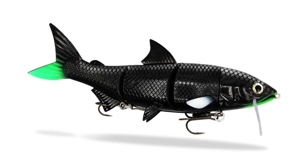 RenkyOne 18 cm (7") 70g slow sinking Black Apple 1 Stück Tier, Fische, Leben im Meer, Hai, Angelköder