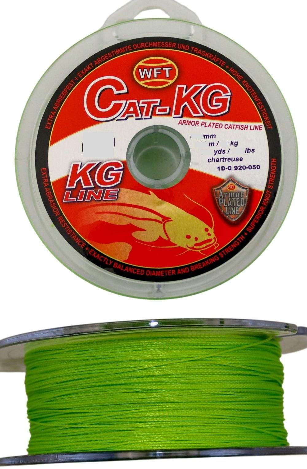 WFT CAT-KG 0,60 mm 300 m 80 kg Chartreuse