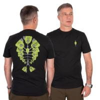 Fox Indicator T-Shirt Green XXL – Bild 6, T-Shirt, Schwarz, Kurzarm, Rückseite Druck, Grünes Design