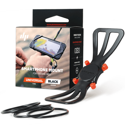 Deeper Smartphone Holder – Bild 4, angler, smartphone mount, fishing, universal, black