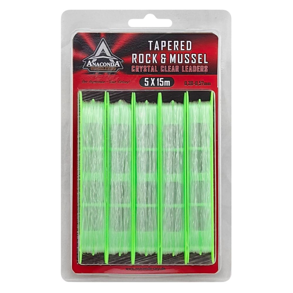 Anaconda Tapered Rock & Mussel Invisible Leaders 0,33-0,57 mm