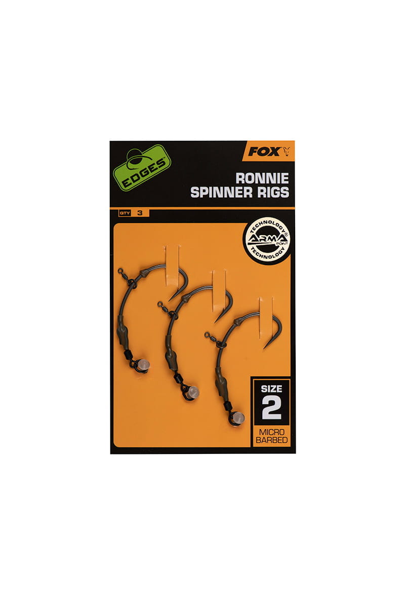 Fox Edges Ronnie Rig Medium Curve Hook Size 2 3 Pieces
