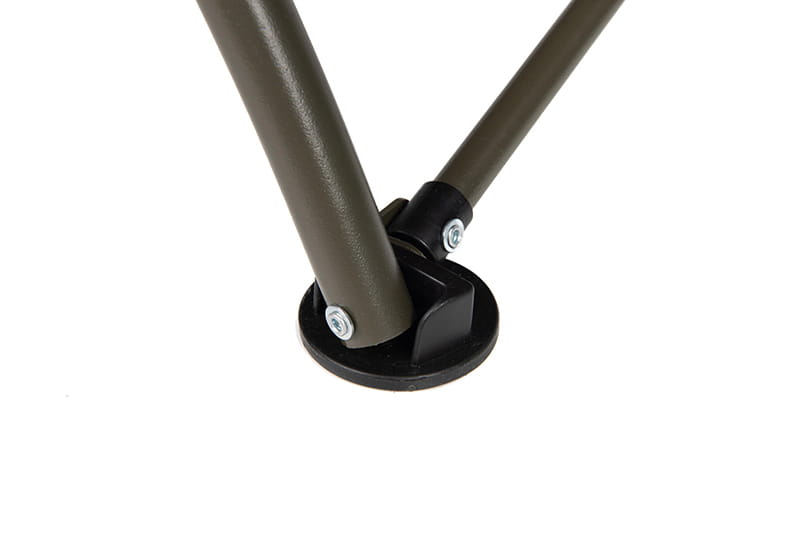 Fox Camolite Guest Chair – Bild 8, Stativbein, Verbindungsstück, Gummifuss, Metallstahl, Kunststoffteil