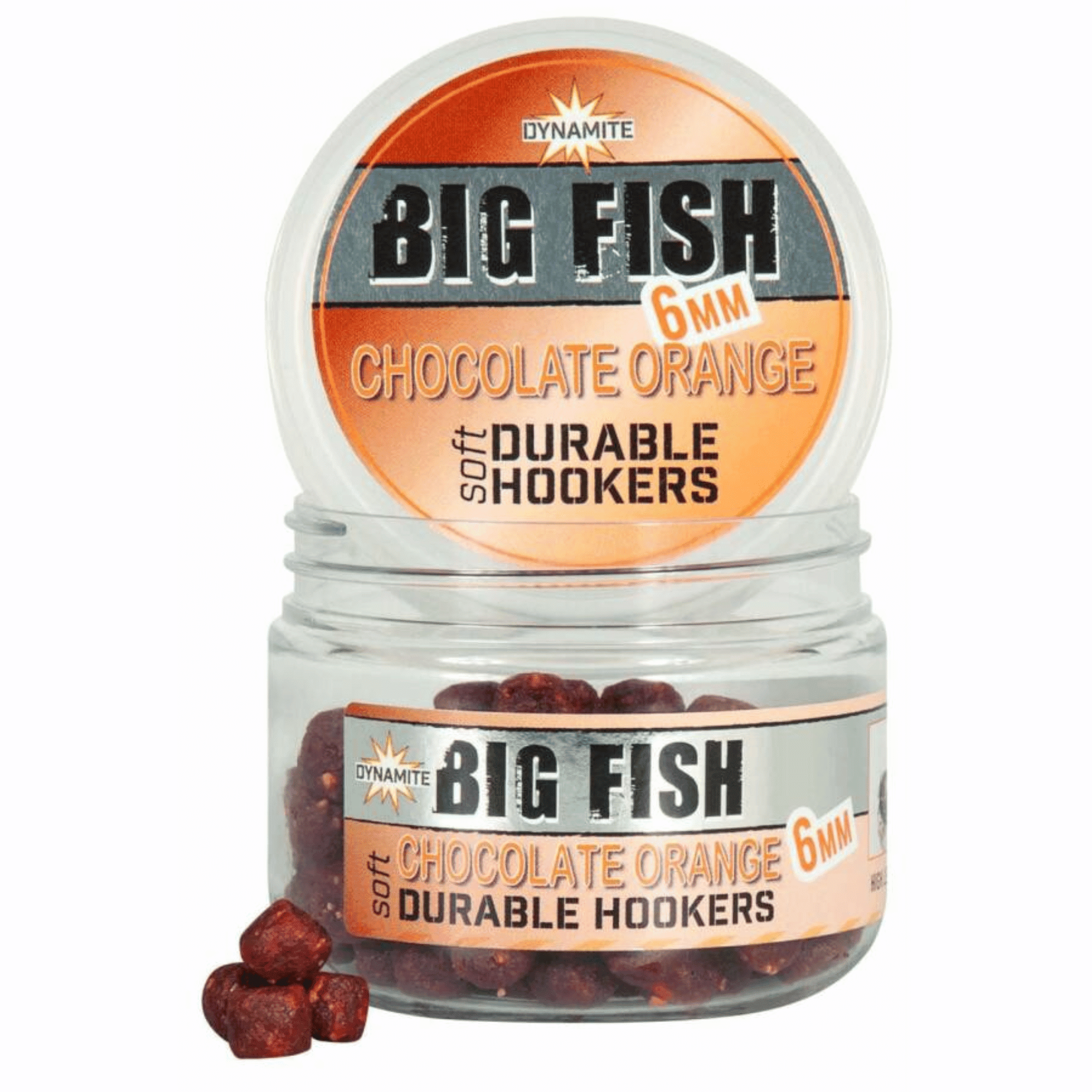 soft, durable, hookers, Schokolade Orange, 6mm