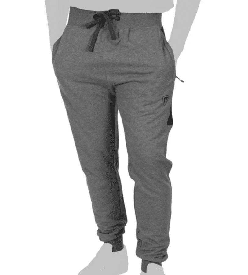 Jogginghose, Sweatpants, Grau, Kordelzug, Paspel