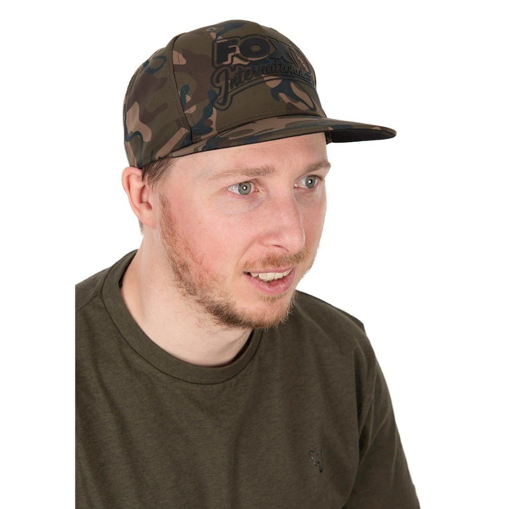 Fox-Camo-Snapback-Cap-CHH028 Fox Camo Flat Peak Snapback kapa