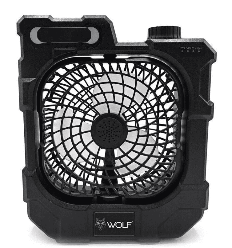 Wolf Voltair Portable Fan & Powerbank & Light 3-in-1 Fan Gerät, Kamera, Elektronik, Elektrisches Gerät