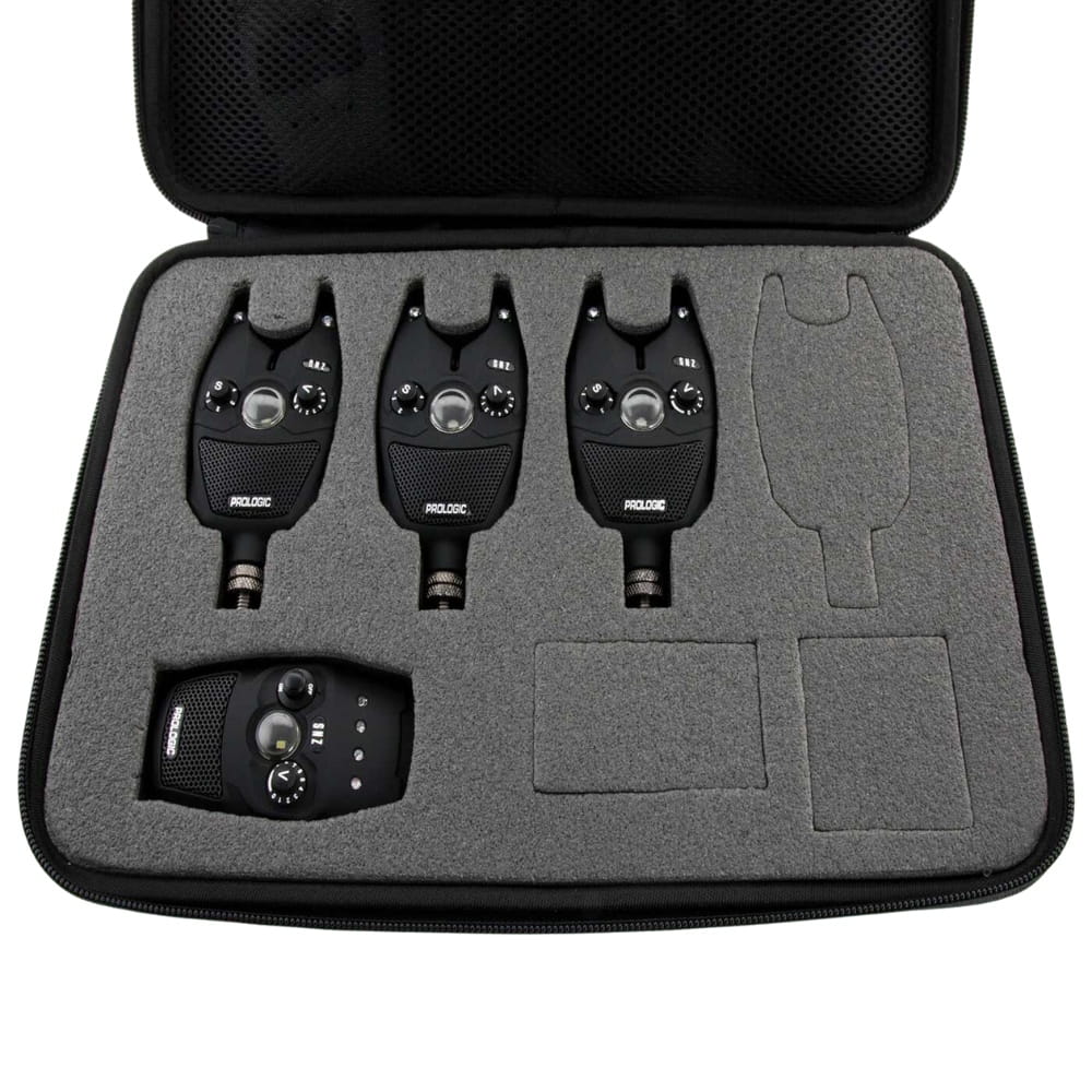 Prologic SNZ Bite Alarm Kit 3+1 détecteur de touche sans fil Prologic SNZ Bite Alarm Kit 3+1 détecteur de touche sans fil