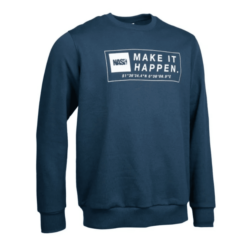 Nash Make It Happen Koordinaten Pullover Marineblau M