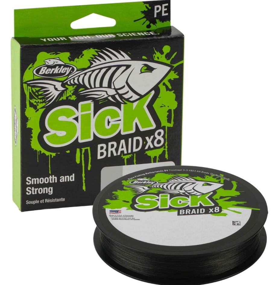 Berkley Sick Braid 0.12mm 11.2kg 150m Black