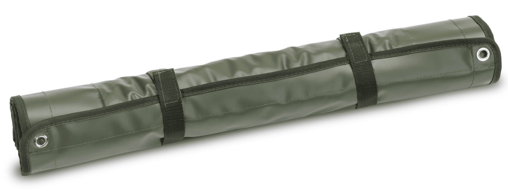 Rollentasche, Werkzeugrolle, Grün, Stoff, Trägergurt