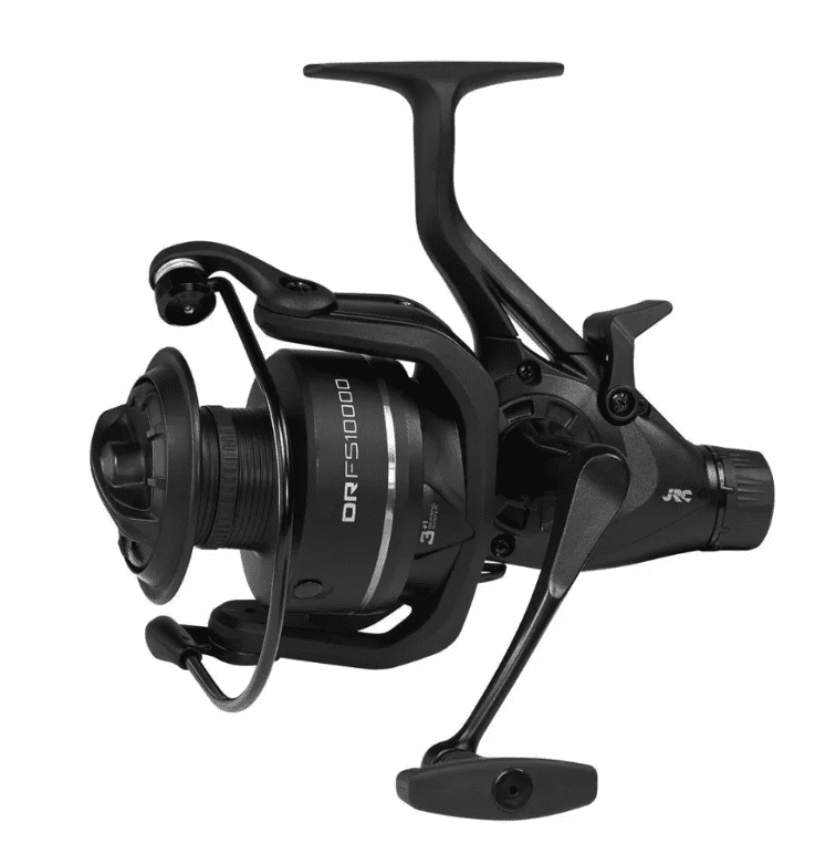 Angelrolle, Spinning reel, Schnellwechselspule, Schwarz, Kunststoff/Metall