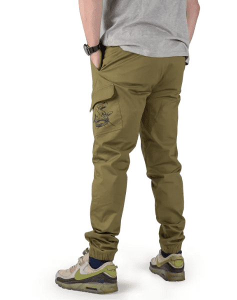 Bekleidung, Hosen, Khaki, Person