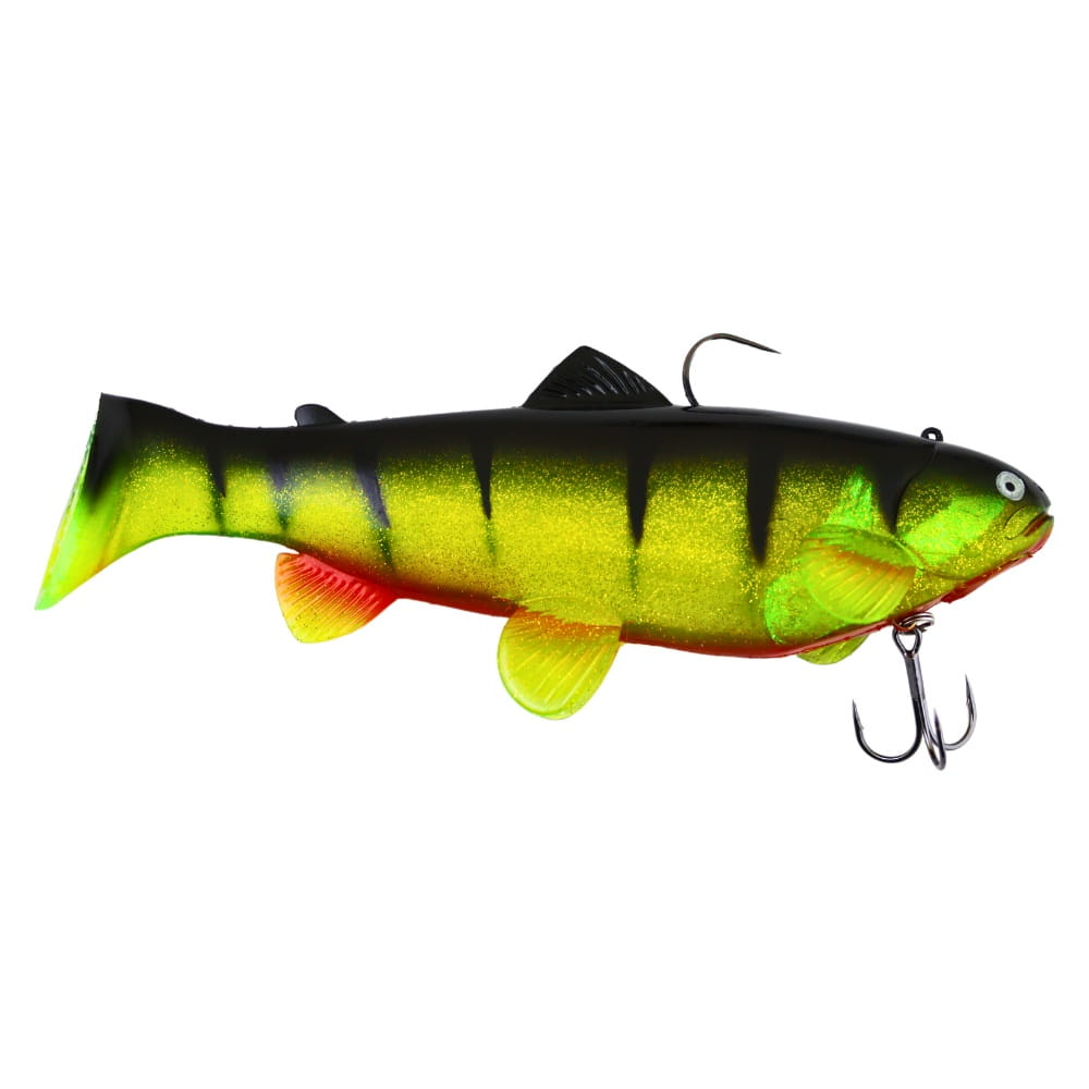 Castaic Swimbait Trota 2.0 25cm (10") Affondante Reno Perch Orange Tier, Fische, Leben im Meer