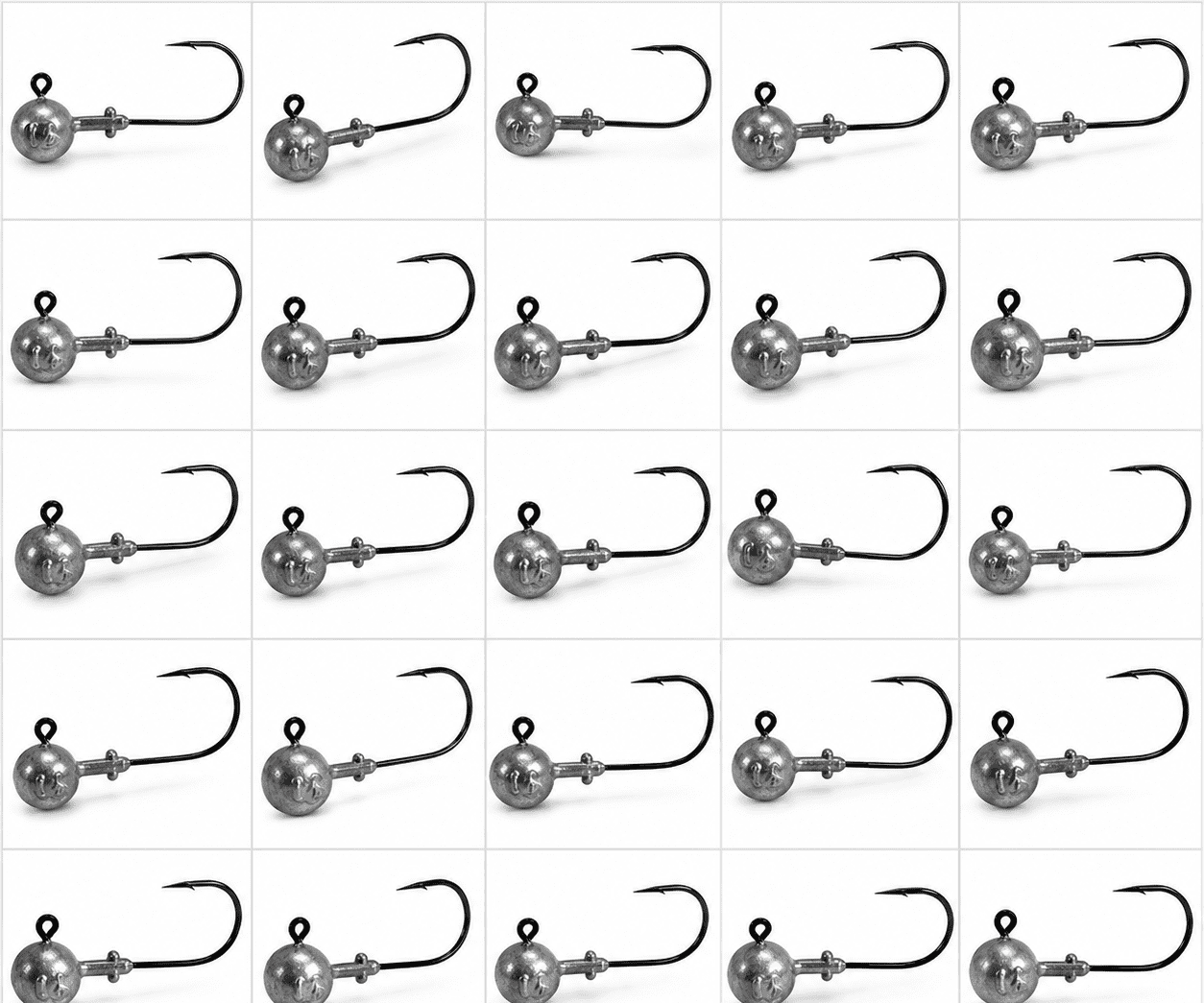 Mustad Medium Strong Rundkopf Gr. 2 10g 25 Stück , Haken, Köder, Angeln, Spule, Angelhaken