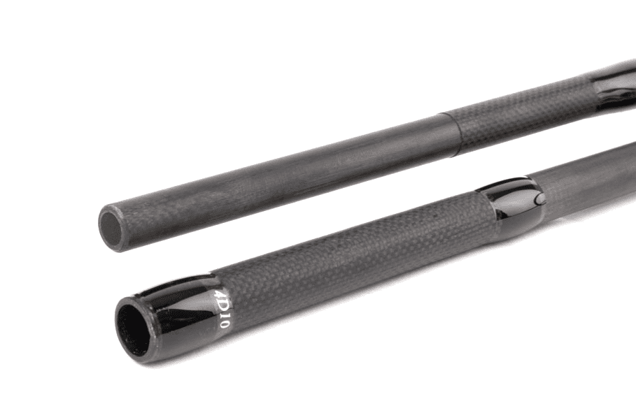 Carbonfaser, Angelsrute, Ruten Spitze, Zylindrisch, Schwarz glänzend