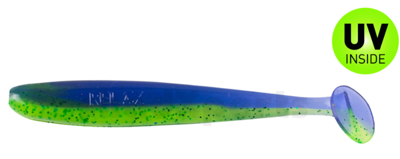 Kunststoff, Schwanzwobbler, Farbe blau/grün, Glänzend, Köder