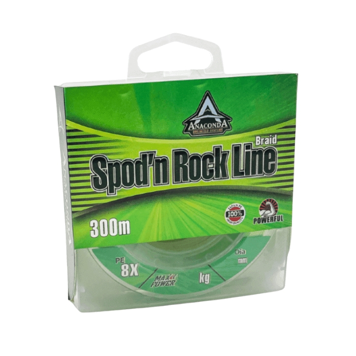 2420316_spodn_rock_line_greenQDmzujgNYjHYC Anaconda Spod’n Rock Line 300 Meter 0,18 mm 10,45 kg green