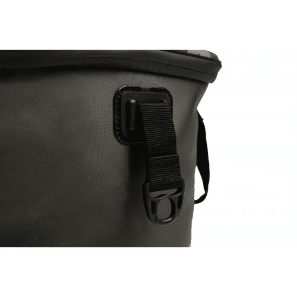 tasche, riemen, schnalle, schwarz, nylon