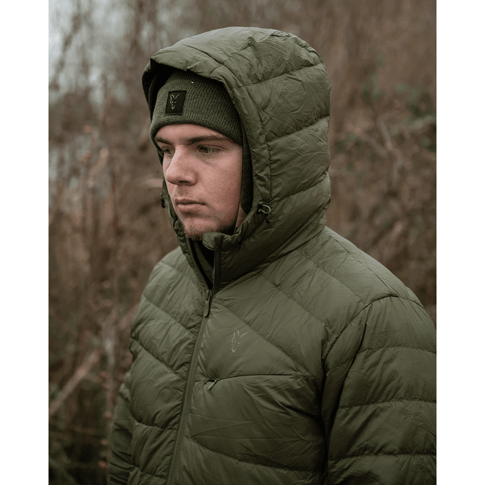 Wendejacke, Pufferjacke, Herren, Militärgrün, Kapuze