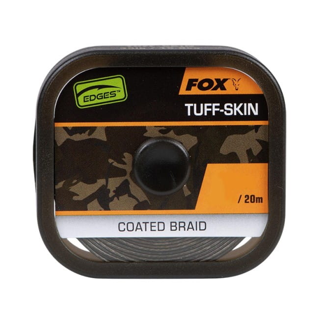 Coated braid, Angelschnüre?, Tuff-Skin, 20 m, Camouflage Muster