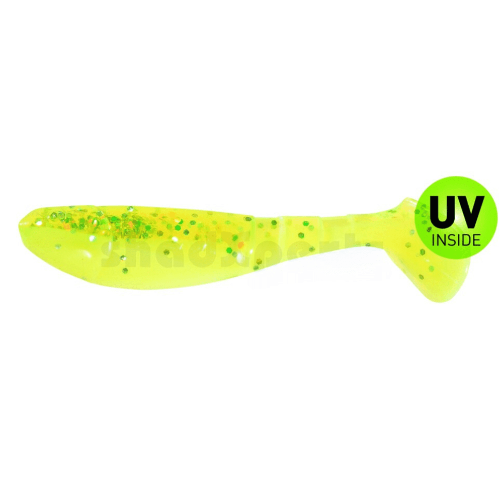softbait, Köder, Neon, Glitzer, UV-Innen"