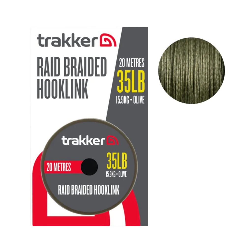Trakker Raid Braided Hooklink 15,9 kg 20m (35lb)